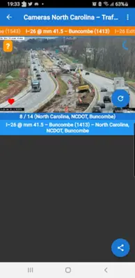 Cameras North Carolina Traffic android App screenshot 4