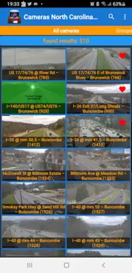 Cameras North Carolina Traffic android App screenshot 7